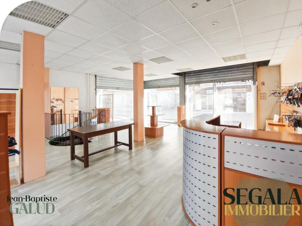 Carmaux (81400) Local commercial 120 m² – emplacement central Carmaux – forte visibilité