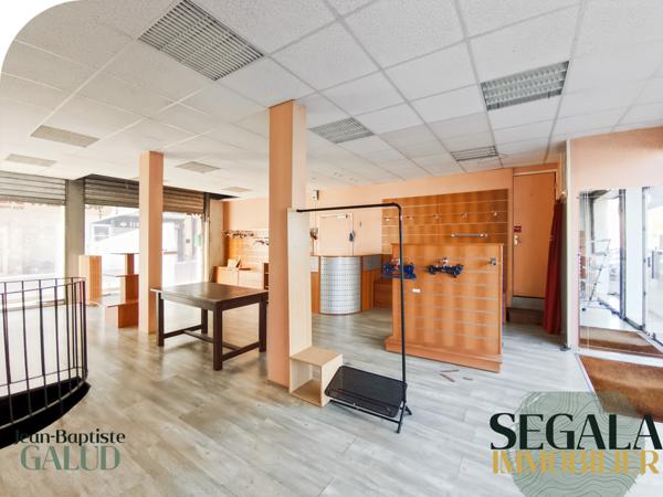 Carmaux (81400) Local commercial 120 m² – emplacement central Carmaux – forte visibilité