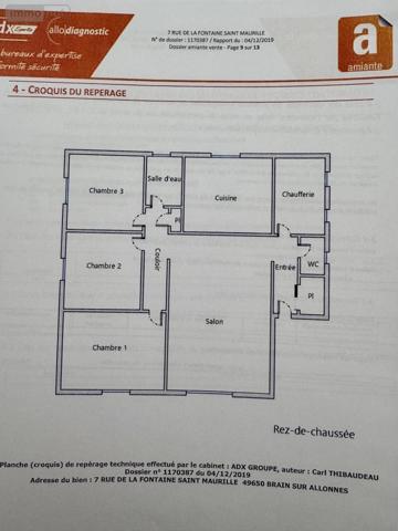 Maison à vendre à Brain-sur-Allonnes dans le Maine-et-Loire (49650), ref : 49076-337