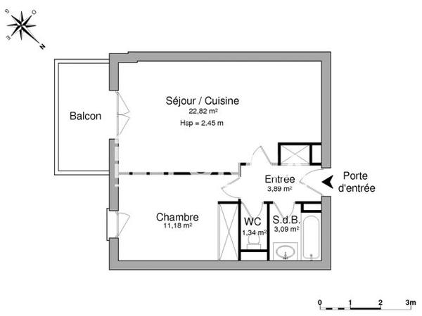 Location Appartement 2 pièces 42.3 m² - 26 RUE DE LA POUDRIERE Albi 81000