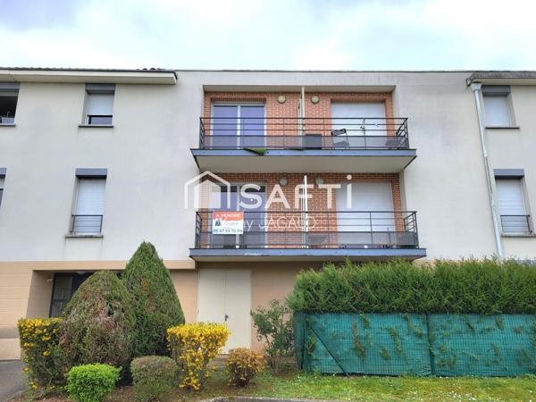 Appartement 2p 41m² + place de parking sécurisée