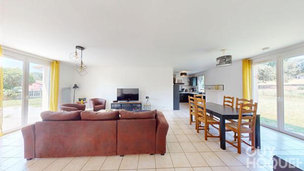Maison plain pied 98 m²  4 chambres à Hagetmau