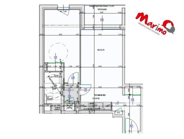 Appartement 2 pièces de 47 m² à Laval