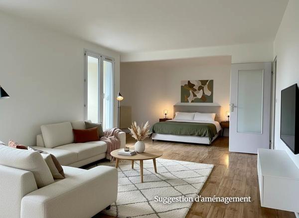 Appartement 78m2  - 4 pièces - balcon et box - EVRY - 91000