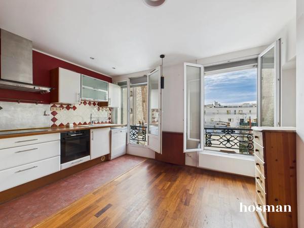 Appartement 3 pièces de 40 m² - Calme - Lumineux - Vue dégagée - Avenue d'Italie