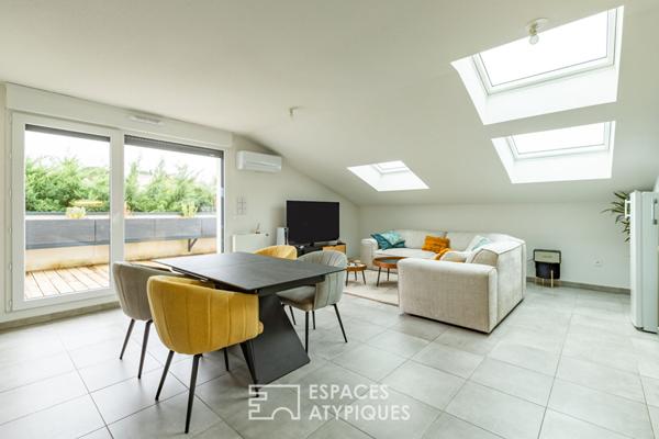 Dernier étage contemporain à Saint Orens