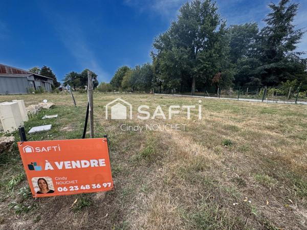 Fini les contraintes, place à la construction! Terrain borné et viabilisé.