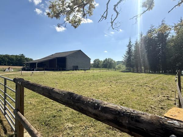 Penne-d'Agenais (47140) Penne d'Agenais Maison avec 5 chambres, granges, piscine 6,6 hectares