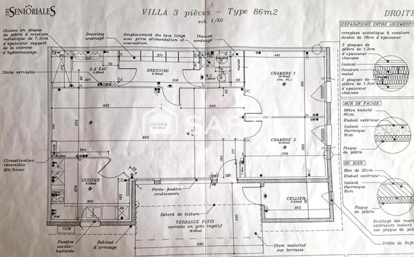 Maison  T3, 81 m² + 5 m² de cellier, dans résidence sécurisée, piscine et club house.