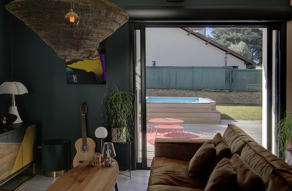 Les echets (01700) Corps de ferme 140m2 4 chambres avec Jardin au calme