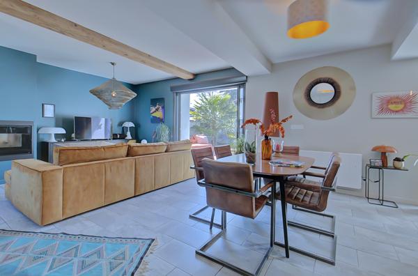 Les echets (01700) Corps de ferme 140m2 4 chambres avec Jardin au calme