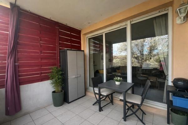 MARSEILLE Château-Gombert – INVESTISSEMENT SECURISE : T2 LOUE 37m2 + BALCON + PLACE DE PARKING