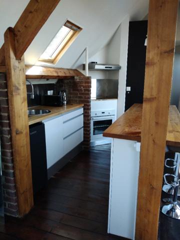 Spacieux meublé de 50m2 au sol avec place de parking