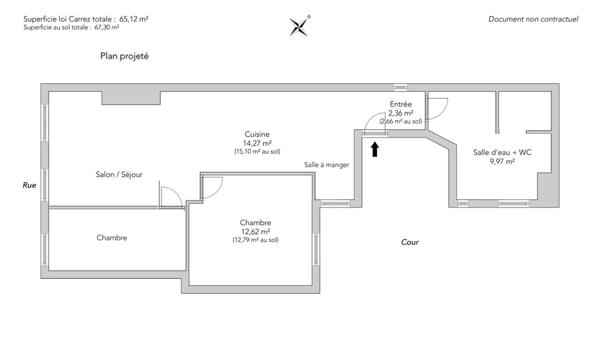 Appartement Paris 17e - BATIGNOLLES / LEGENDRE