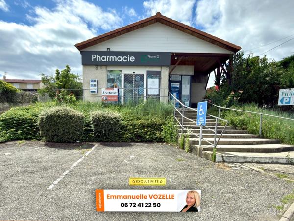COURNON-D’AUVERGNE LOCAL COMMERCIAL 135 m²  FORTE VISIBILITÉ ANCIENNE PHARMACIE