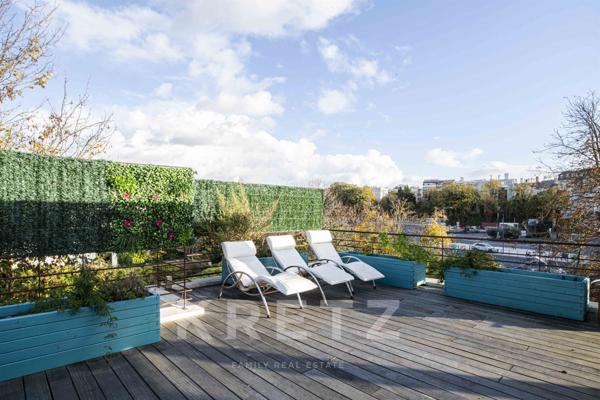 Maison pied dans l'eau sur l'ile Saint Germain