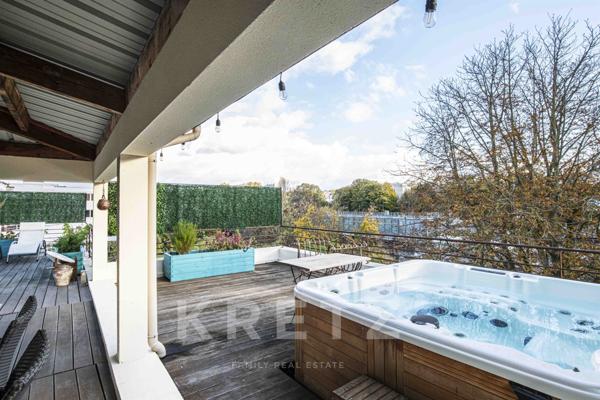 Maison pied dans l'eau sur l'ile Saint Germain