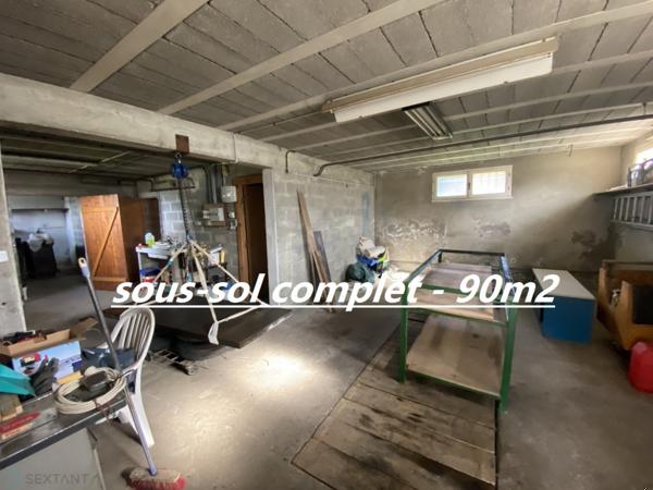 Maison avec potentiel de 180 m2 habitables