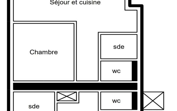 Appartement à vendre    2 pièces • 39,73 m2 Cannes