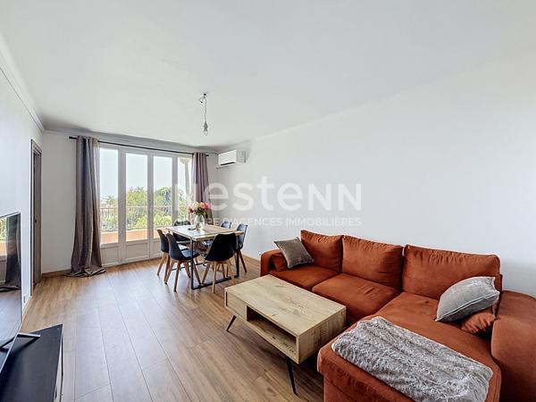 Exclusivité, Appartement Grasse 3 pièce(s) 2 chambres, 58 m2, terrasse et deux balcons, Vue dégagée