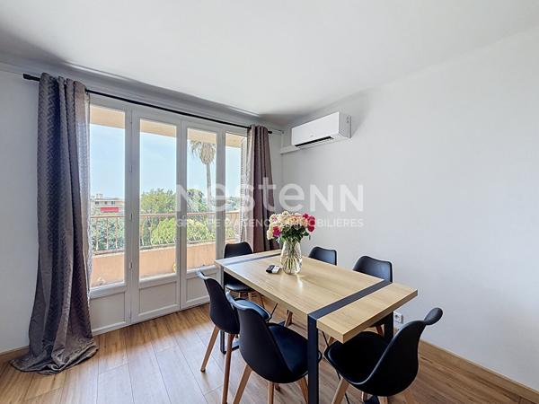 Exclusivité, Appartement Grasse 3 pièce(s) 2 chambres, 58 m2, terrasse et deux balcons, Vue dégagée