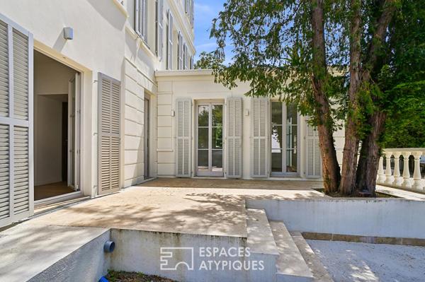 Cannes Oxford – 4 pièces bourgeois en rez-de-Jardin avec terrasse