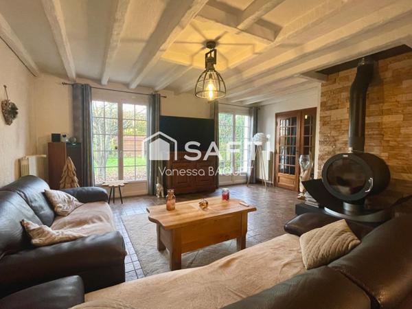 Maison familiale – 6 pièces – 128 m² – Terrain arboré de 1300 m²