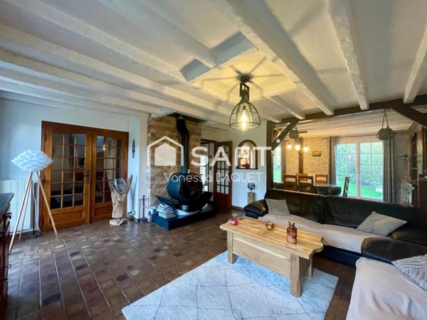 Maison familiale – 6 pièces – 128 m² – Terrain arboré de 1300 m²