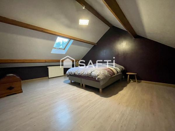 Maison familiale – 6 pièces – 128 m² – Terrain arboré de 1300 m²