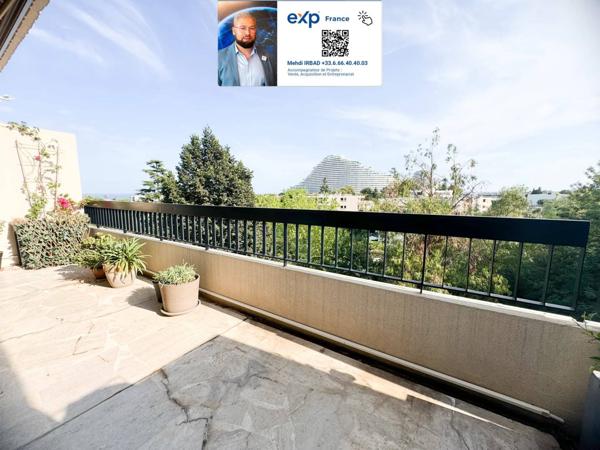 06270 VILLENEUVE LOUBET - APPARTEMENT 4 PIECES AVEC TERRASSE BALCONS CAVE ET PARKING - MER A 5' -