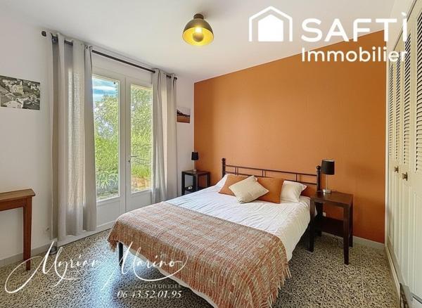 Saint-Aygulf – Maison provençale avec vue mer, piscine et plages à pied