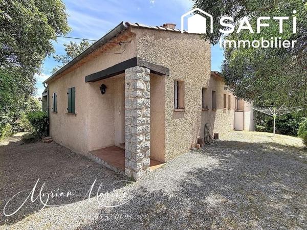 Saint-Aygulf – Maison provençale avec vue mer, piscine et plages à pied