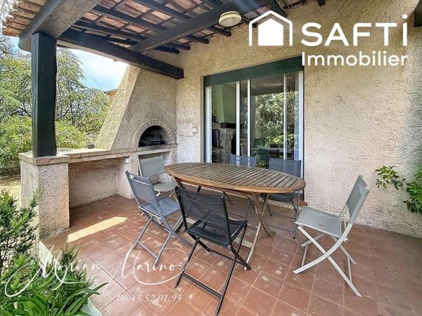 Saint-Aygulf – Maison provençale avec vue mer, piscine et plages à pied