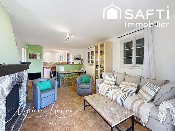 Saint-Aygulf – Maison provençale avec vue mer, piscine et plages à pied
