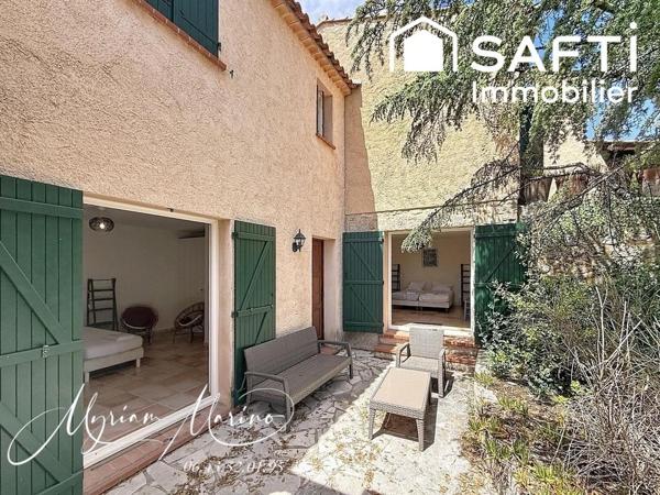 Saint-Aygulf – Maison provençale avec vue mer, piscine et plages à pied