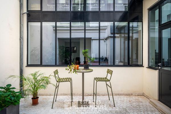 Bureaux / esprit maison avec verrières et extérieur privatif – Muette Sud