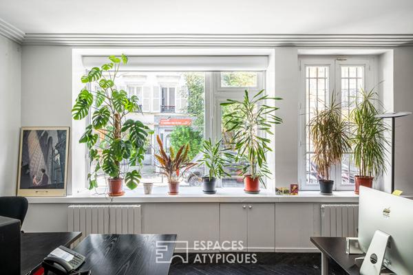 Bureaux / esprit maison avec verrières et extérieur privatif – Muette Sud