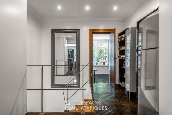 Bureaux / esprit maison avec verrières et extérieur privatif – Muette Sud