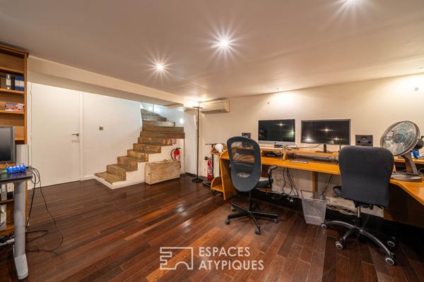 Bureaux / esprit maison avec verrières et extérieur privatif – Muette Sud