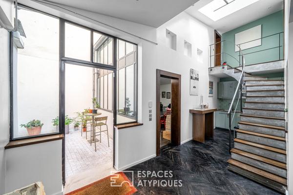 Bureaux / esprit maison avec verrières et extérieur privatif – Muette Sud