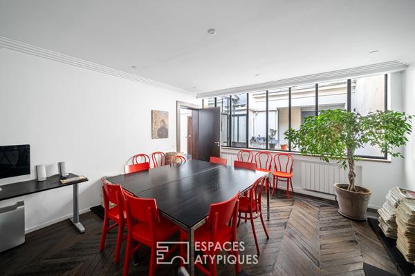 Bureaux / esprit maison avec verrières et extérieur privatif – Muette Sud