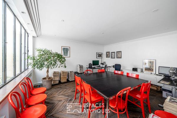 Bureaux / esprit maison avec verrières et extérieur privatif – Muette Sud