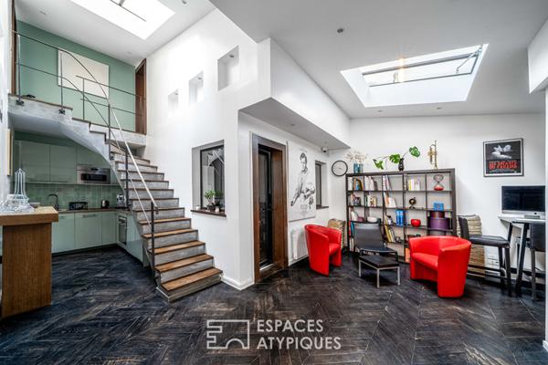 Bureaux / esprit maison avec verrières et extérieur privatif – Muette Sud