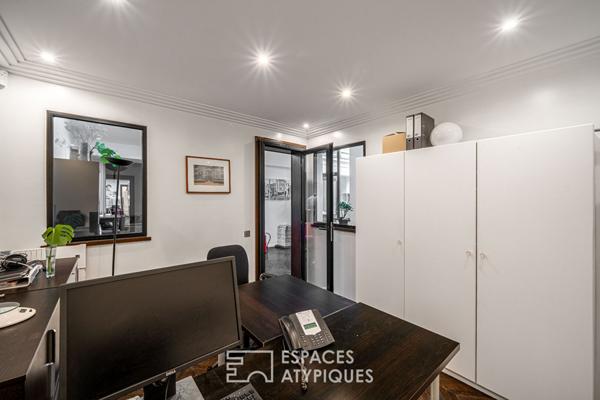 Bureaux / esprit maison avec verrières et extérieur privatif – Muette Sud