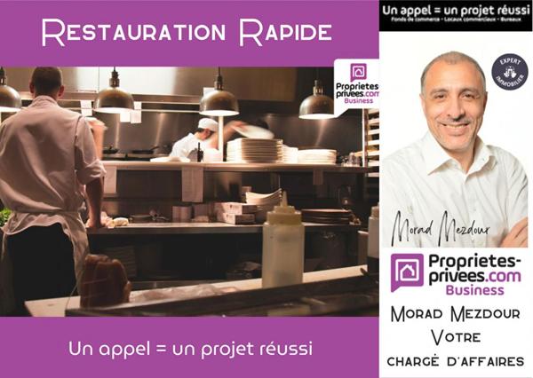 KINEPOLIS  LILLE - RESTAURANT RAPIDE 180 m², 100 COUVERTS, TERRASSE