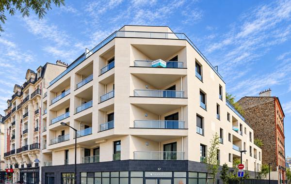 Asnières Gare Appartement 2 pièces 54 m² avec terrasse 5 m²