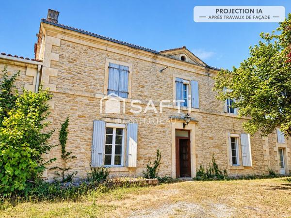 Maison en pierre et dépendances avec travaux