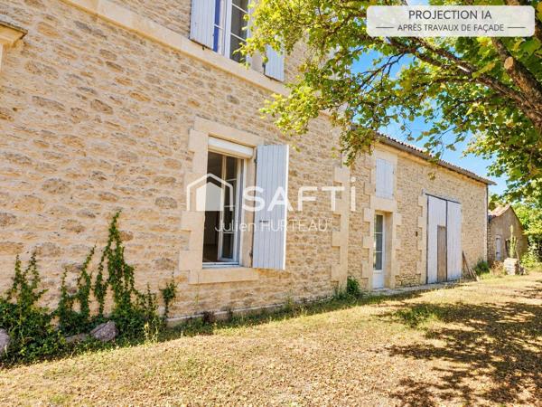 Maison en pierre et dépendances avec travaux