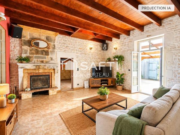 Maison en pierre et dépendances avec travaux