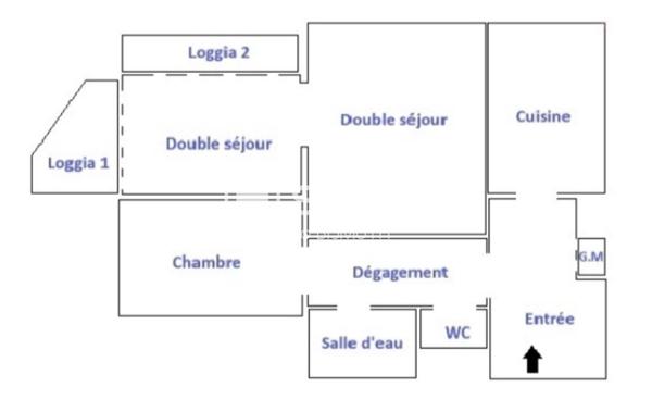 IDEAL INVESTISSEUR POUR DE LA COLLOCATION APPARTEMENT DE 68 M2 3CHAMBRES RENTABILITE 12% NET PIERREFITTE SUR SEINE
